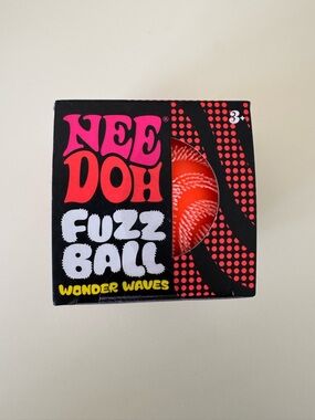 Brand new coral Nee Doh Fuzz Ball Wonder Waves